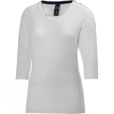 Tee Helly Hansen Skagerak 3/4 Sleeve Mujer - Blancas - Chile DHM786491